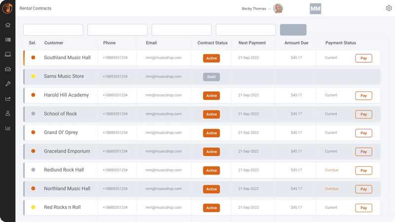 MS360 Rental Contracts