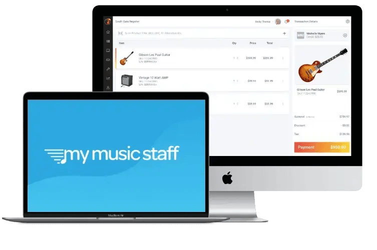 MusicShop360 POS MyMusicStaff