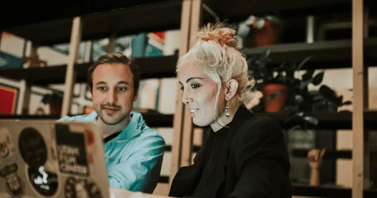 employees getting trained in a music store